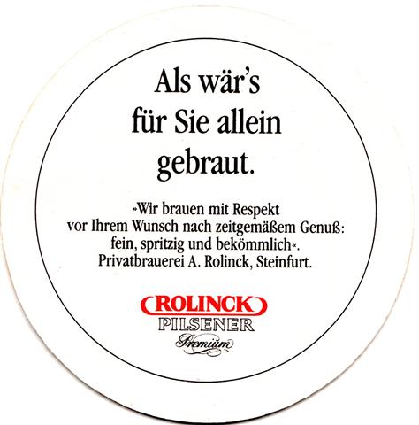 steinfurt st-nw rolinck als 1b (rund215-als wärs-3 zeilen-schwarzrot)